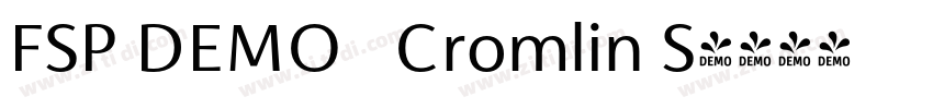 FSP DEMO   Cromlin S字体转换